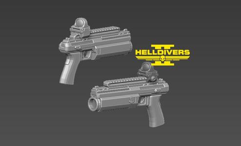 GP-31 Grenade Pistol 3D MODEL HELLDIVERS 2
