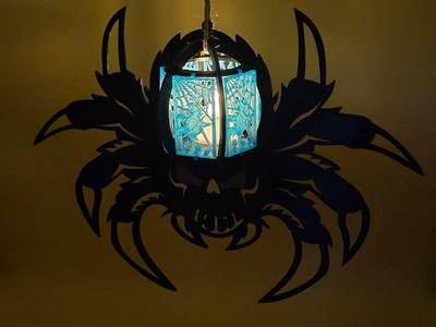 Hanging Halloween Tealight Spider 2