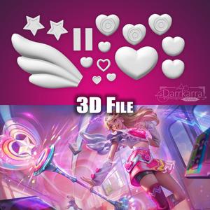 Lux Lovestruck Accessories League of Legends Wild Rift STL files