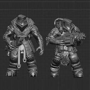 Xenos Bounty Hunters, The Thick Twins