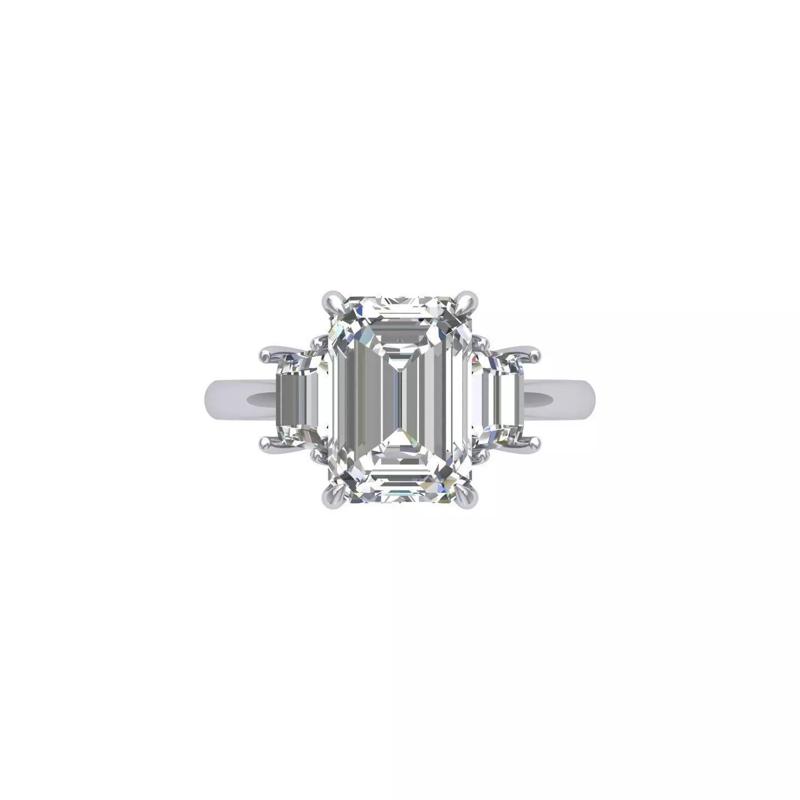 3- stone Emerald Ring