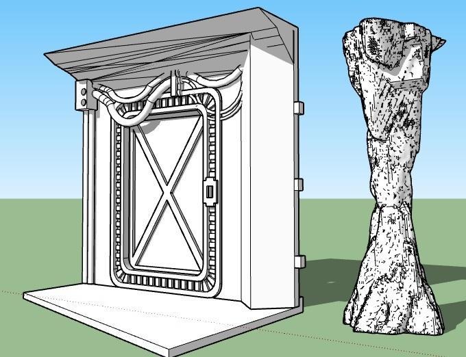 Star Wars Echo Base Corridor N°1 Diorama