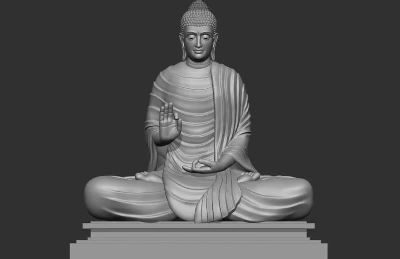 Sitting Buddha 1 Mudra 1