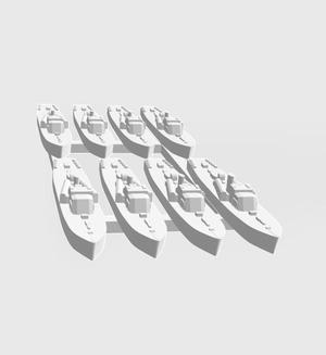 Fairmile B motor torpedo boat 1:1800 WW2