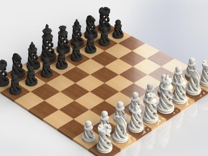 Spiral Chess Set (Large)