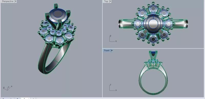 5000 File Jewelry Design 3dm