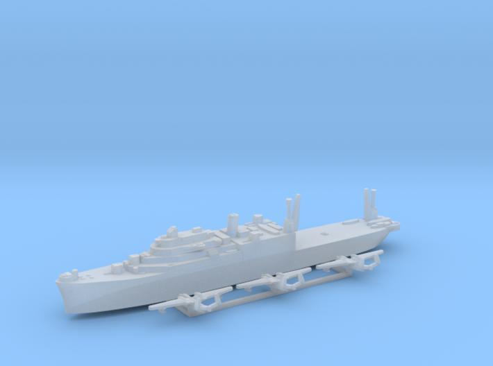 Currituck class seaplane tender pack with 3 planes 1:1800 WW2