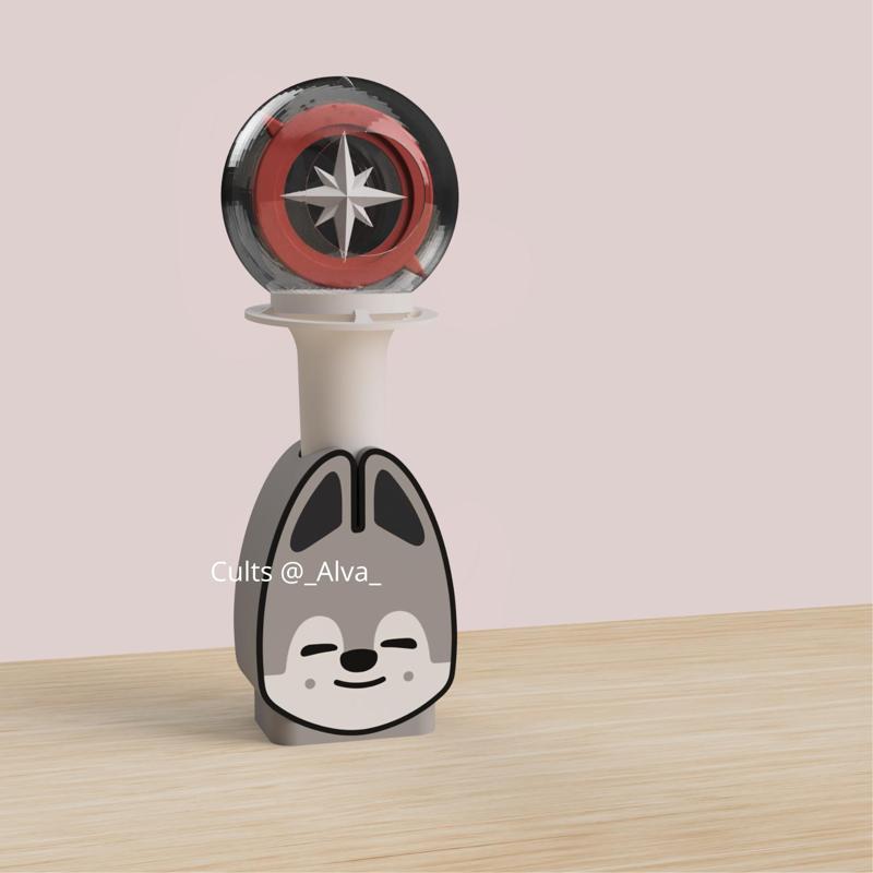 Stray Kids wolfchan lightstick holder