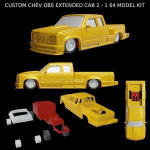 CUSTOM CHEV OBS EXTENDED CAB 2 - 1 64 MODEL KIT