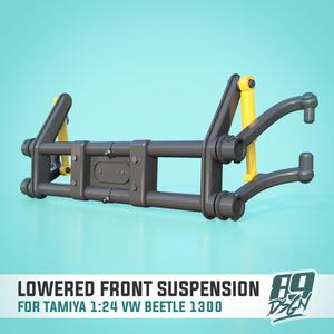 Front lowered suspension for Volkswagen Beetle 1300 by Tamiya