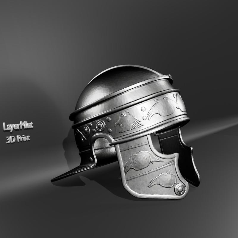 Roman Legionary Helmet with Ornamental Details