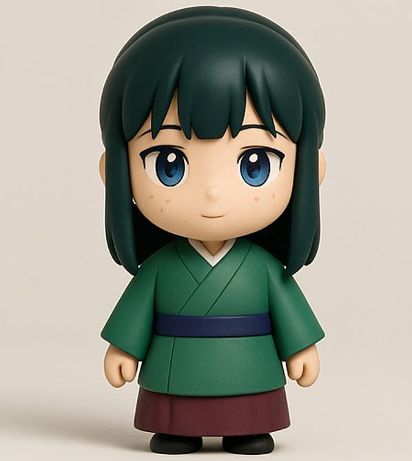 Chibi Mao Mao STL - The Apothecary Diaries Inspired 3D Print | Cute Anime Figurine