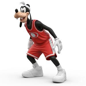 Goofy Basketball Forward Stance - 3D Printable Figurine