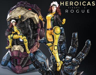 HEROIC - FIGURE 5 - Rogue - 3D PRINTED MODEL