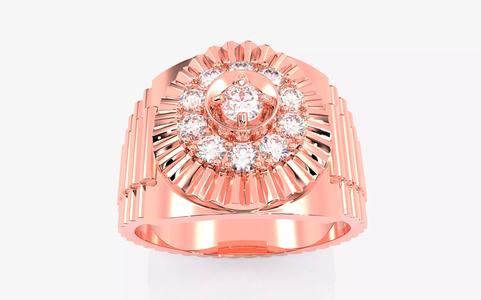 Mens Ring 3dm stl renders details