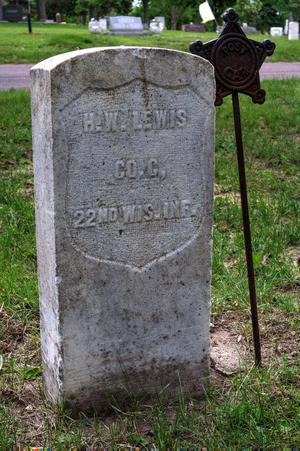 Grave Marker for Civil War Veteran (Grand Army of the Republic)
