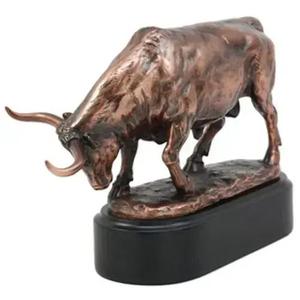 bull Bust Statue STL File for 3D Printing
