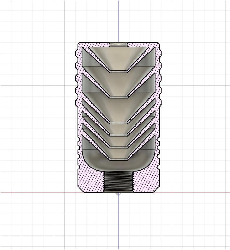 MINI Suppressor Airsoft 14ccw