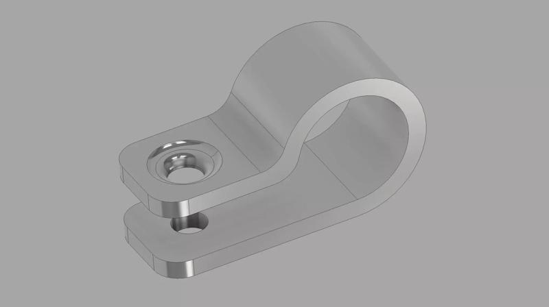 P Clip stainless steel clamp