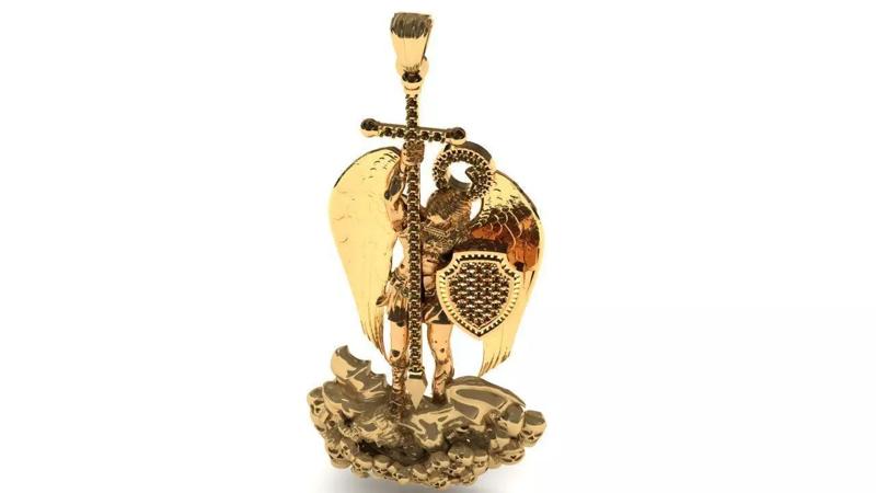 SAINT MIGUEL ANGEL PENDANT-DIJE ARCANGEL SAN MIGUEL