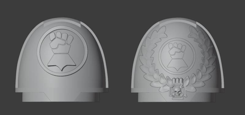 Fist Grave Shoulder Pad