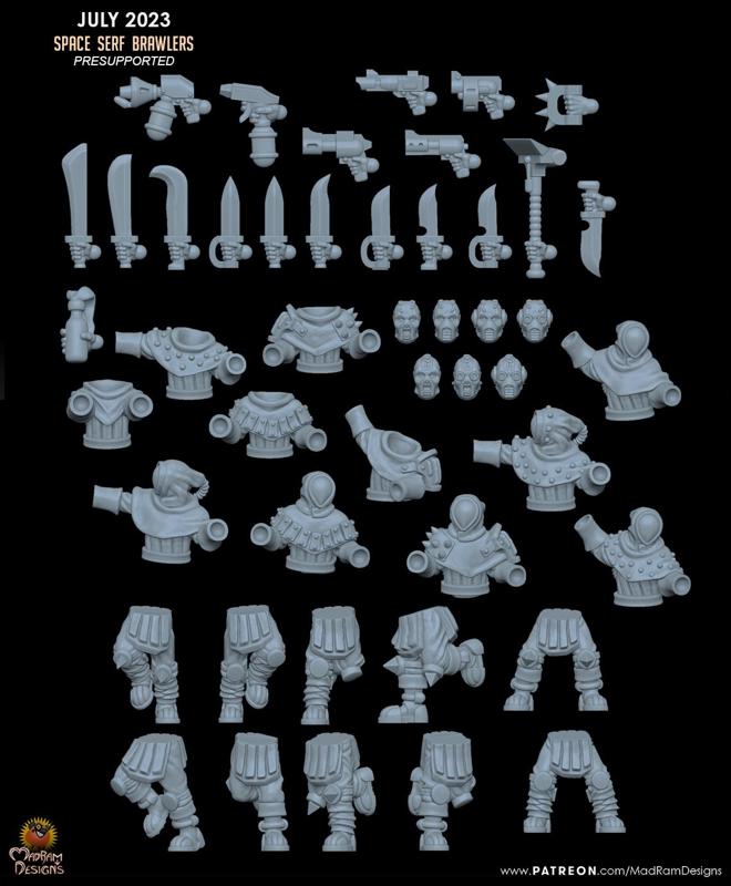 Space Serf Brawler Grunts