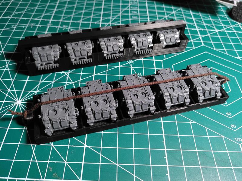 Legions Imperialis Rhino Magnet Tray Magnetisation Holder