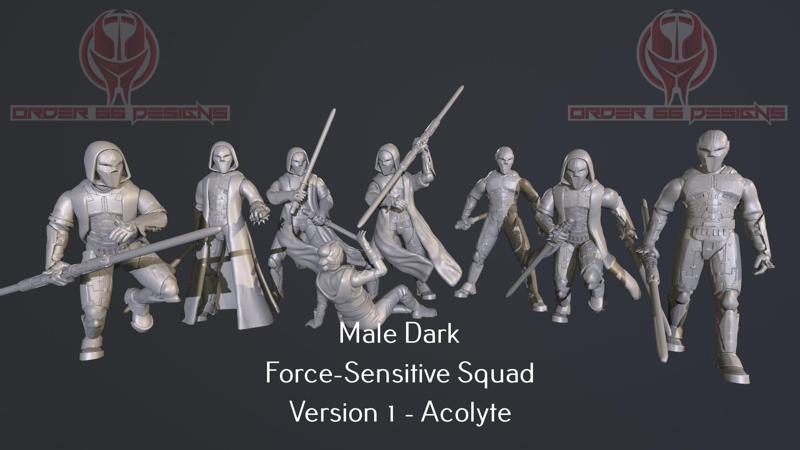 Star wars legion - Modular MALE Sith Acolyte's Version 1