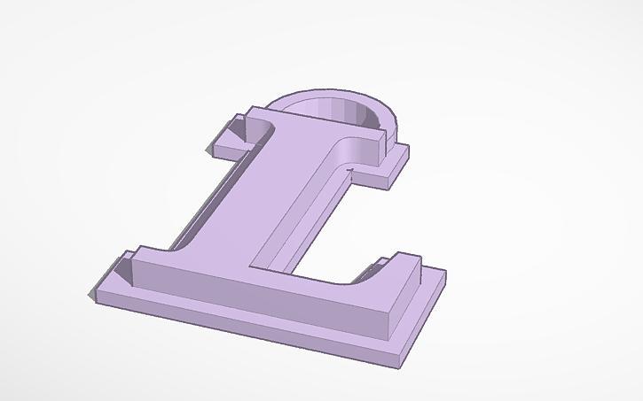 LLAVERO LETRA I ( LETTER I KEYCHAIN )