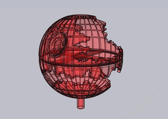 Star Wars Holographic Death Star II for 3.75 scale.