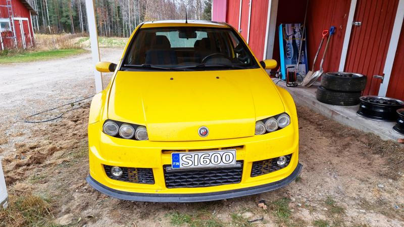 PUNTO S1600 RALLY BODY KIT FRONT BUMBER MIDDLE GRILLE
