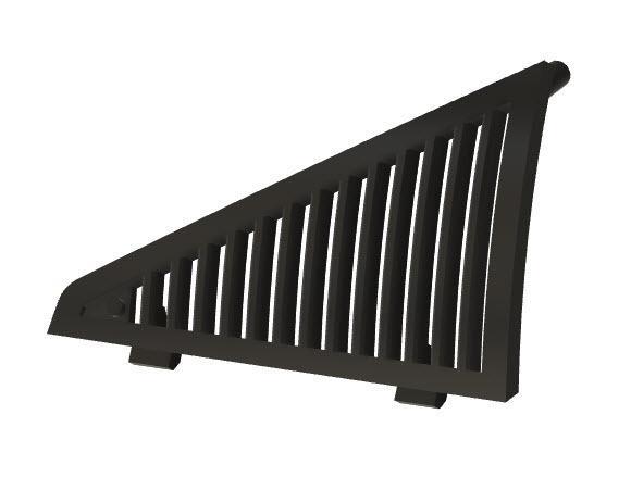 RC ANSON FERRARI 328GTS REAR SIDE GRILLE