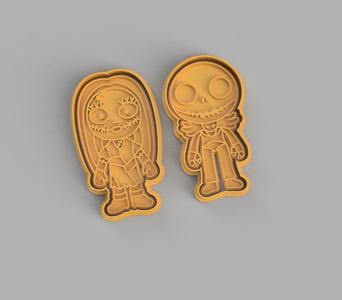 The Nightmare Before Christmas cookie cutter x2