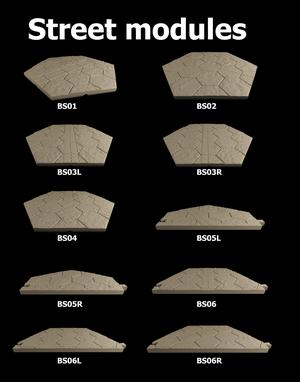 HexTerrain- street modules