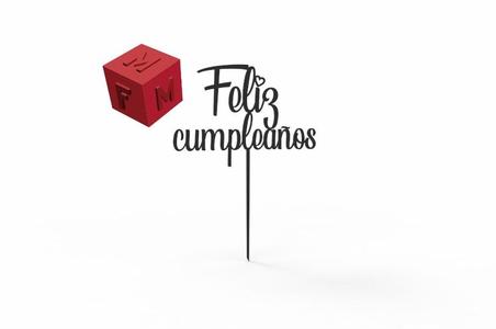 Happy Birthday Cake Topper