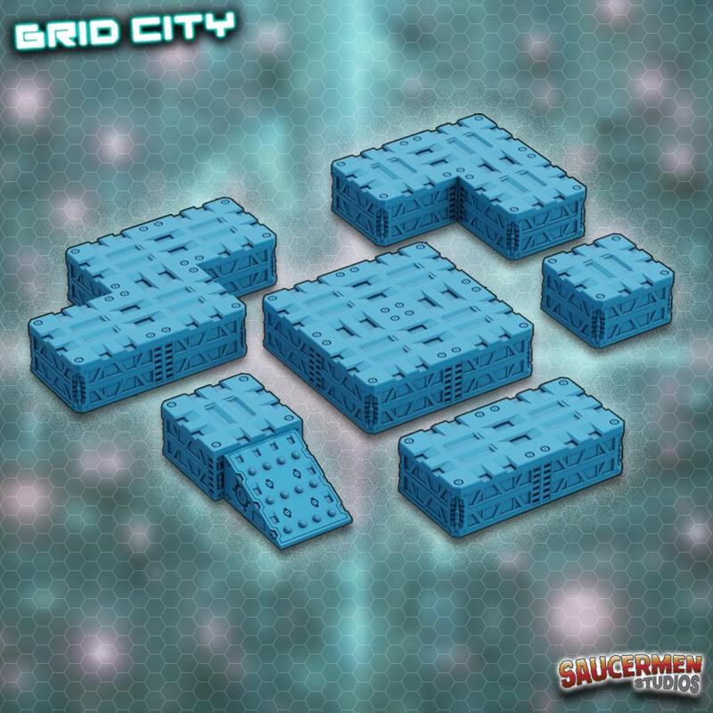 Grid City - Half Height Platforms