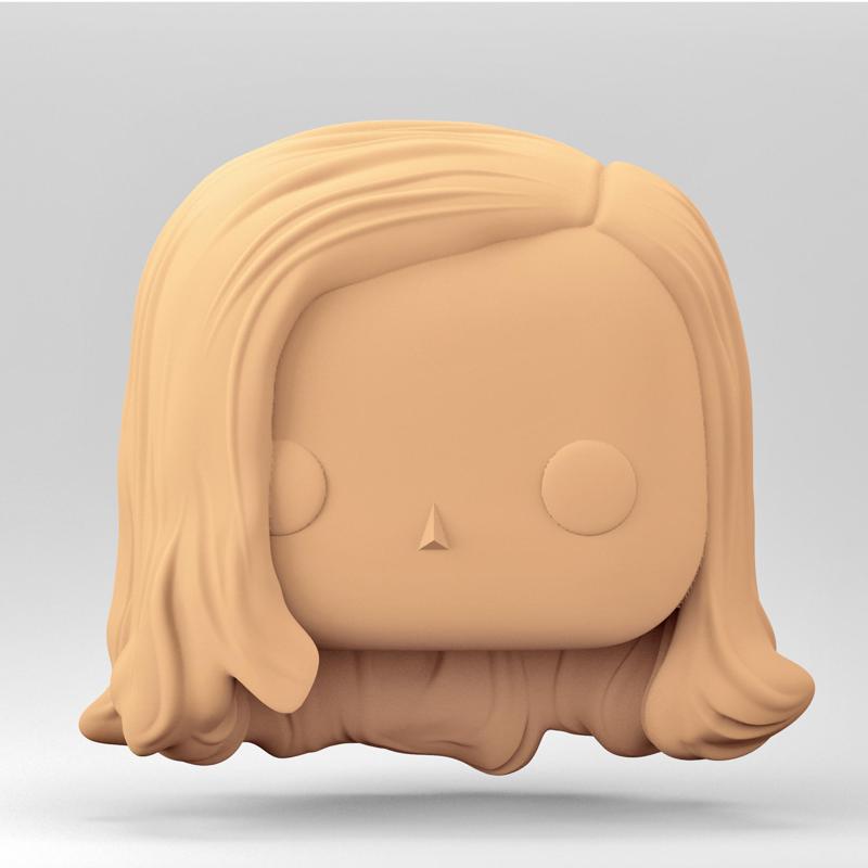 Stylized Chibi / POP Head STL | 3D Print File | WH_3-20