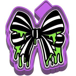 Halloween Spooky Bow Freshie STL Mold Housing