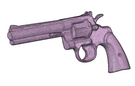 Colt Python 3d scan