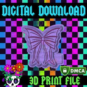 Bat Bow STL Freshie Housing