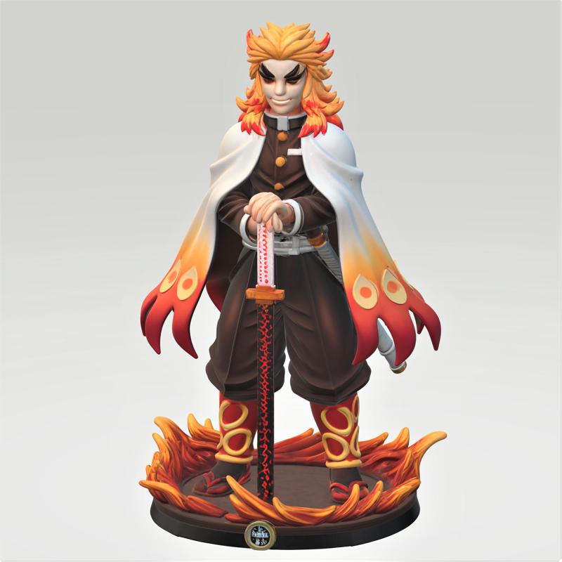 Kyojuro rengoku fire hashira demon  slayer anime