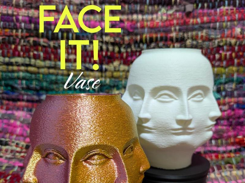 FACE IT! Perpetual Face Vase *Stand Not Included