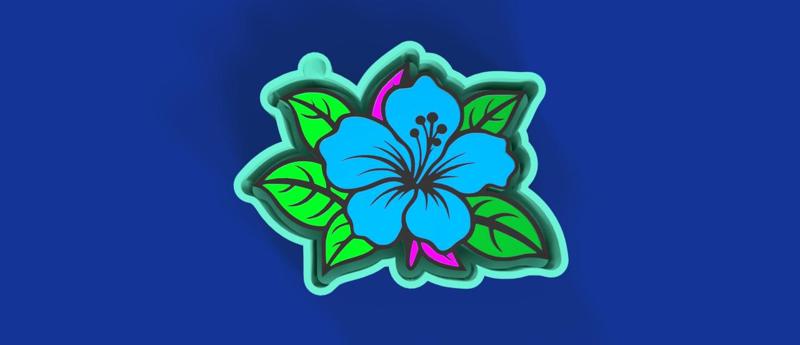 Hibiscus Flower Mold Freshie Versatile – Tropical & Flowery