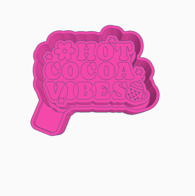 Hot Cocoa Vibes Mold Housing STL