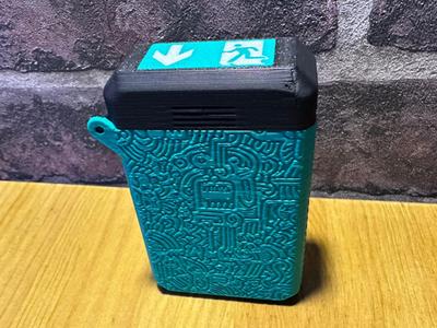 Doodle art cigarette case 