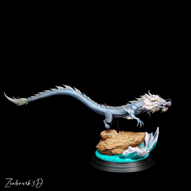DRAGON CHINESE - SEA DRAGON 3D PRINTABLE MODEL STL