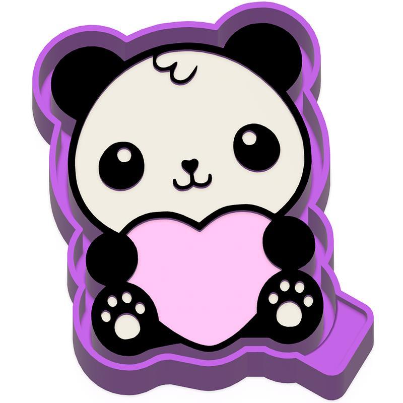 Love Panda Freshie STL Mold Housing