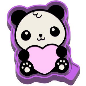 Love Panda Freshie STL Mold Housing