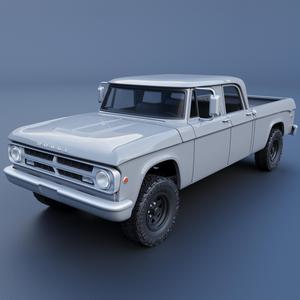 Dodge W200 Power Wagon Crew Cab 1970