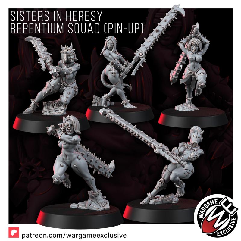 SISTERS IN HERESY REPENTIUM SQUAD (PIN-UP)